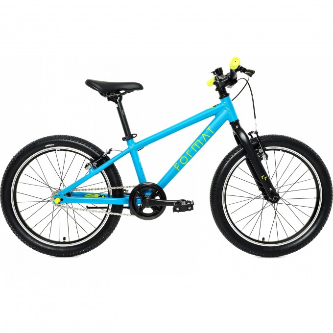 Детский велосипед FORMAT JUNIOR 7414 20" (2022) OS синий матовый RBK22FM20500